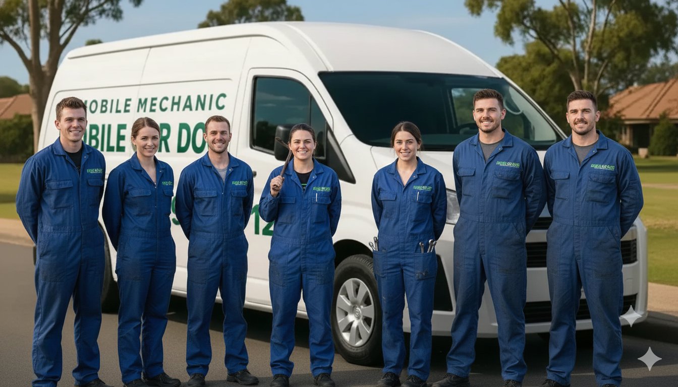 Mobile Carr Doc team of qualified mechanics at Perth workshop